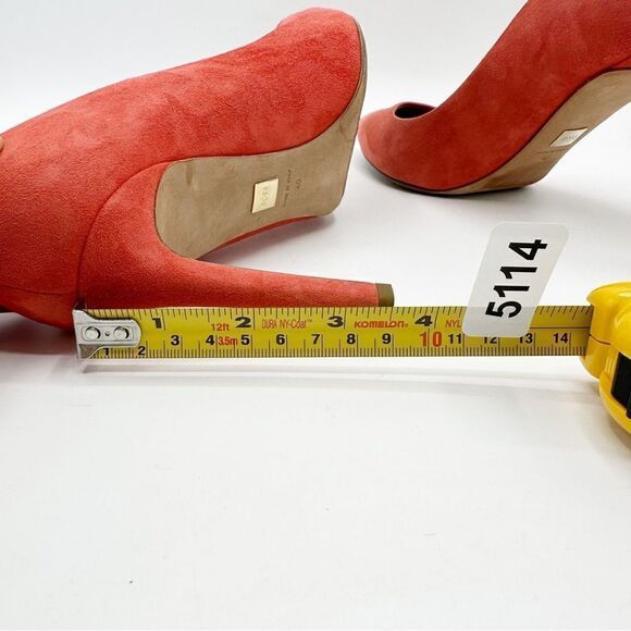 Hugo Boss Orange Suede Pointed Toe Stiletto Pumps EUR 40 US 9.5 - Picture 13 of 13